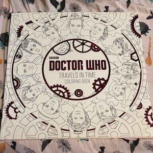 Doctor Who Travels in Time Coloring Book